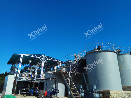氧化銅酸浸工藝現(xiàn)場